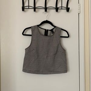 Forever 21 Grid Crop Top